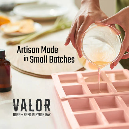 VALOR Decadent Shaving Gift Set – Organic Razor Kit with Soap, Brush, Balm & Body Bar